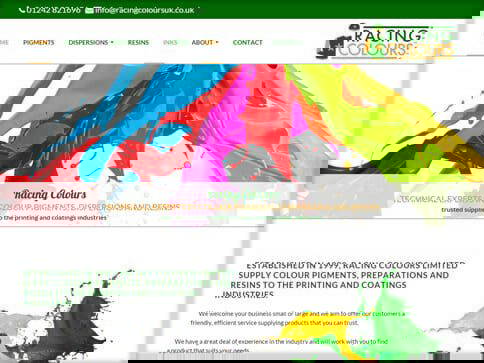 Racing Colours Homepage image