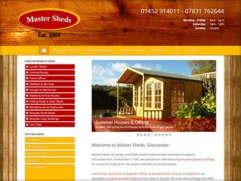 Mastersheds Website