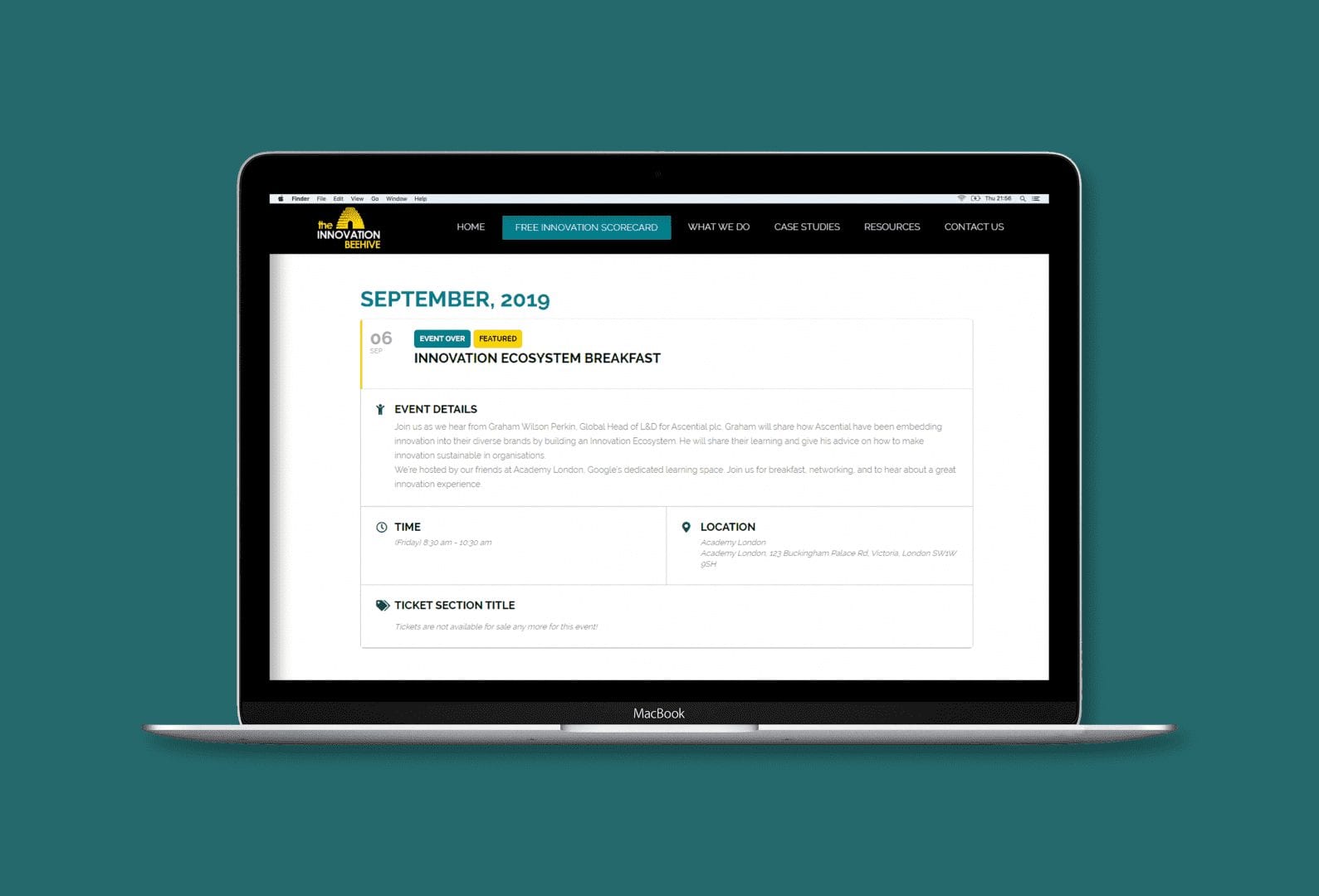 | Gloucester & Cheltenham | macbook mockup event | Gloucester & Cheltenham | macbook mockup event