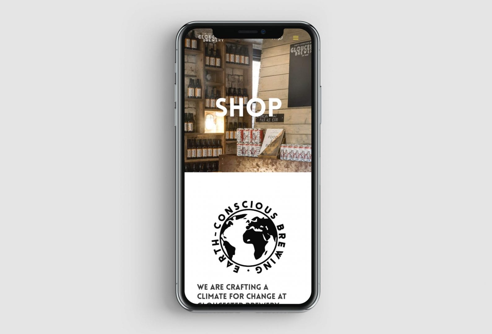 | Gloucester & Cheltenham | mobile mock up glos brew scaled | Gloucester & Cheltenham | mobile mock up glos brew scaled