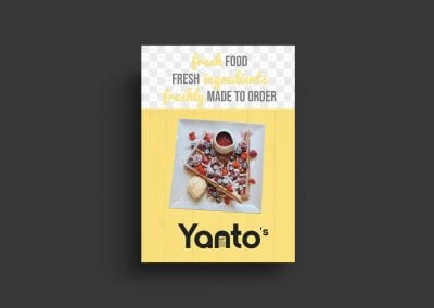 Yantos Fresh Menu