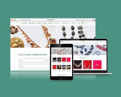 Jewels-mockup Jewels Past Website