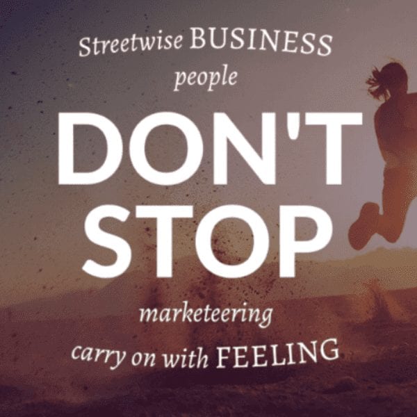 Don't Stop Marketing