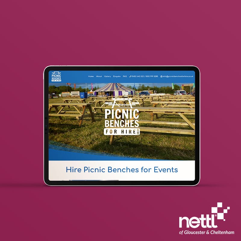 pay monthly websites | Gloucester & Cheltenham | Picnic benches