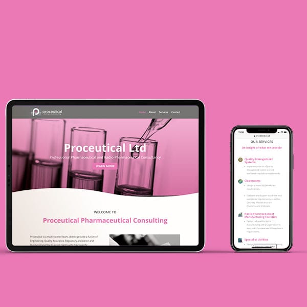 Proceutical Ltd Responsive Website